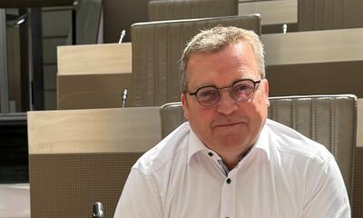Paul Van Miert in het Vlaams parlement