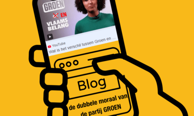 Blog: de dubbele moraal van de partij GROEN