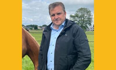 Paul Van Miert met paard