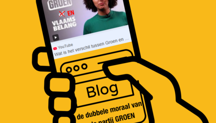 Blog: de dubbele moraal van de partij GROEN